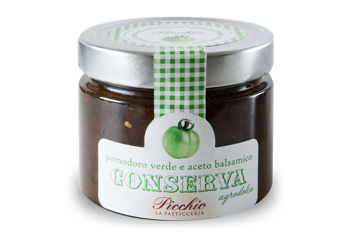 conserva di pomodoro verde e aceto balsamico - Pasticceria ...